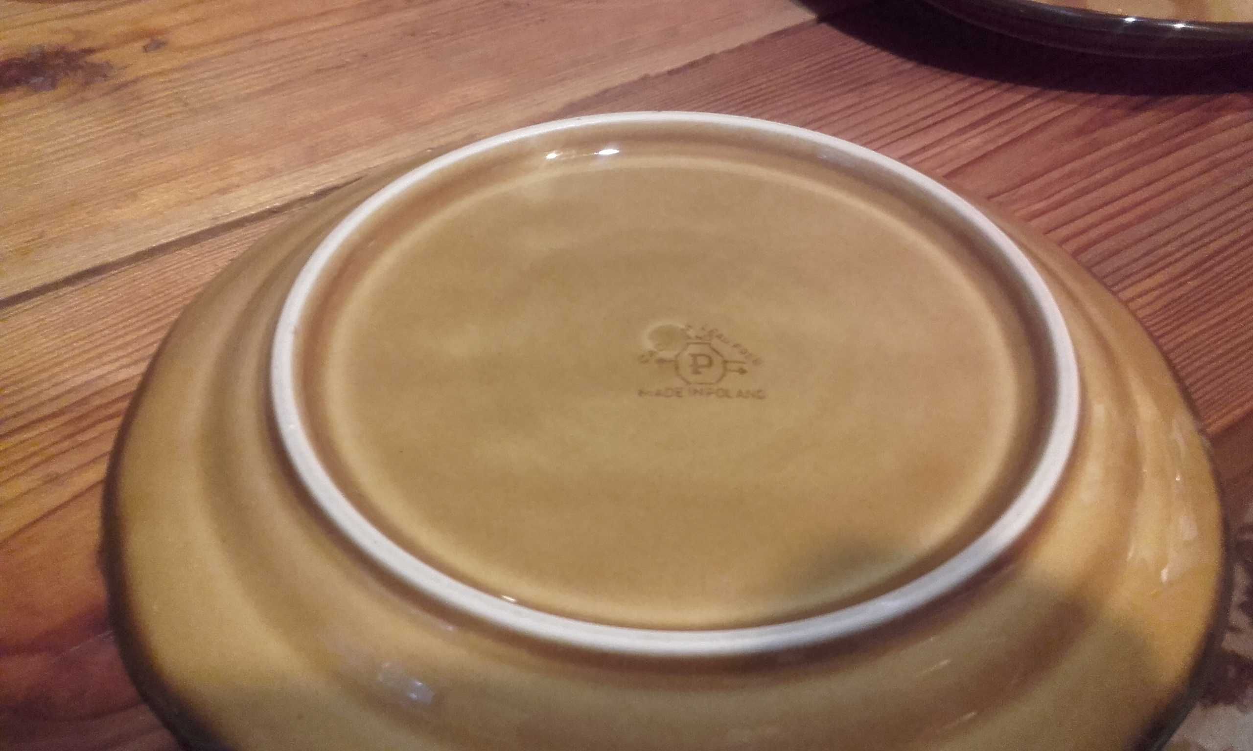 Ceramika Pruszków Sygnowane kubek talerz bulionówka serwis porcelit