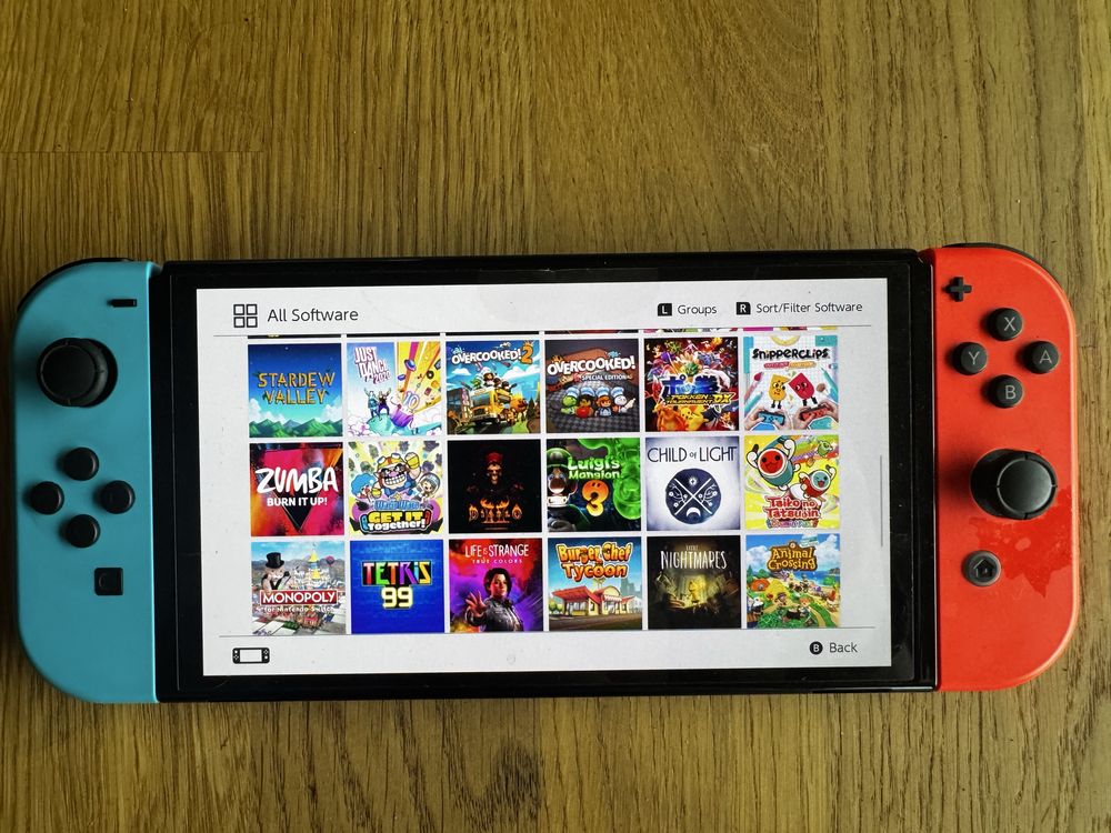 Nintendo Swich Oled 54 gry
