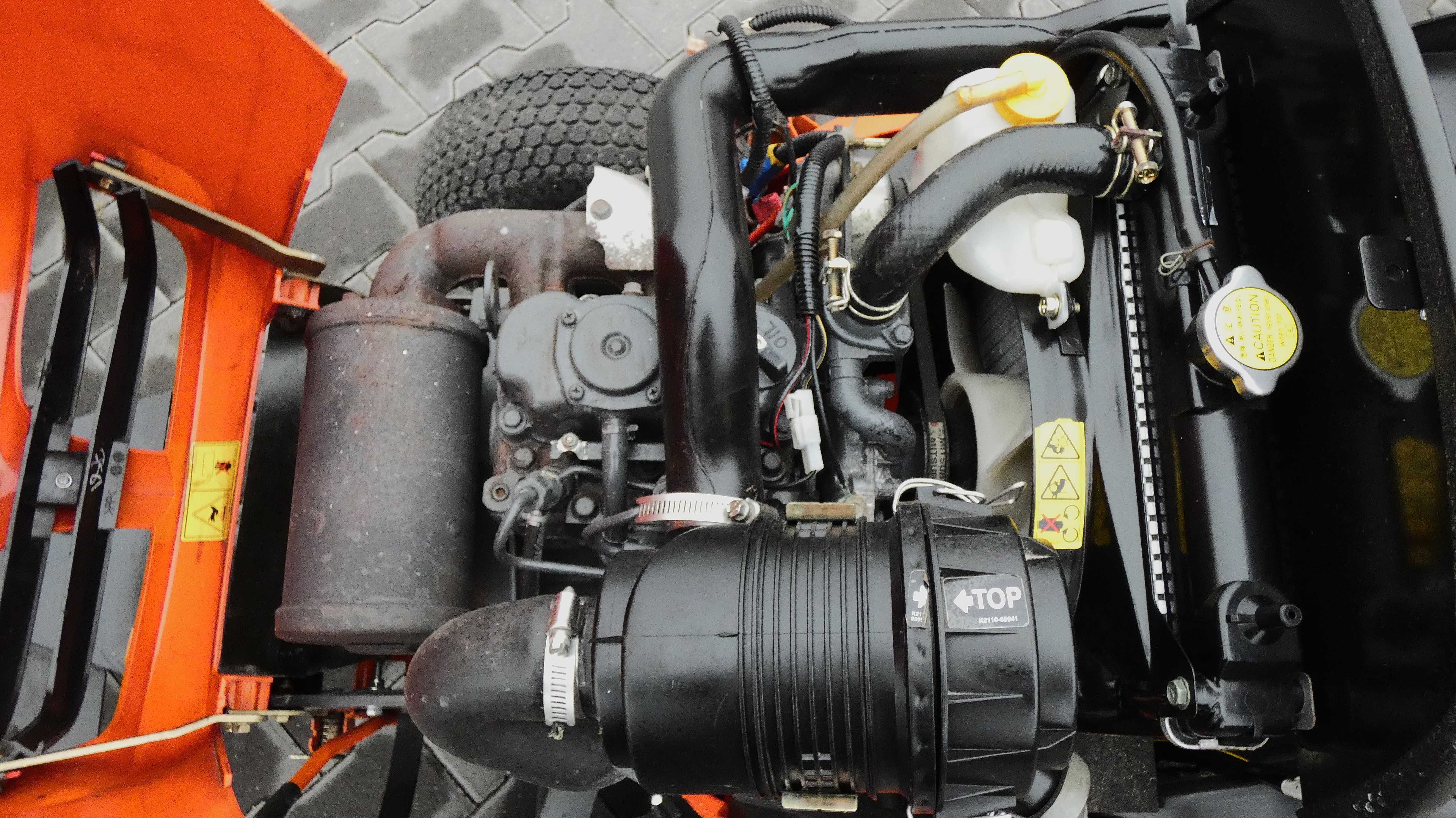 Traktorek kosiarka KUBOTA GR1600-II Diesel Pług  (081102.4) - Baras