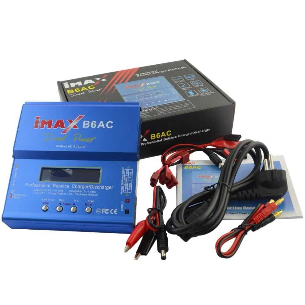 Зарядное устройство IMAX B6AC универсальное с балансиром, 80W 6A