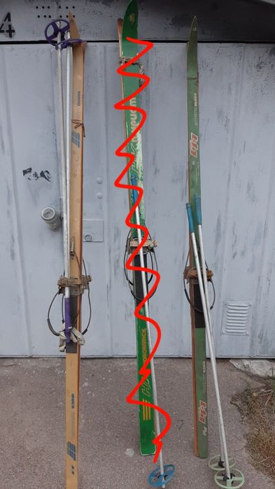 Лыжи времён СССР