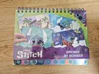 Totum Wyklejanie po numerach wyklejanka kolorowanka dla dzieci Stitch