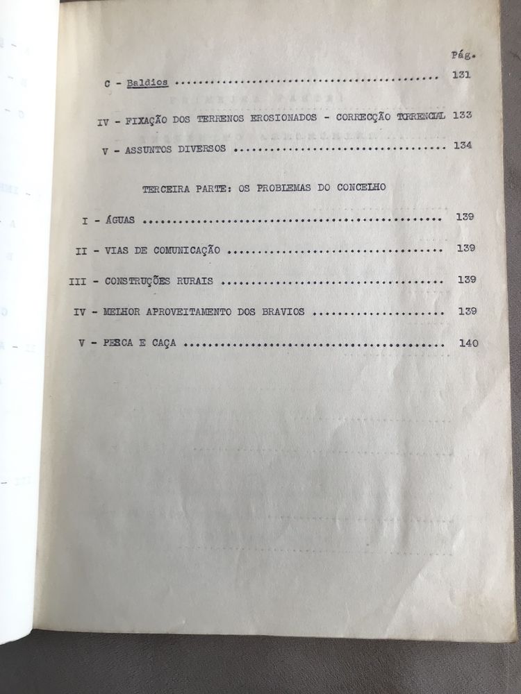 Inquerito Agricola e Florestal - Concelho de Baião