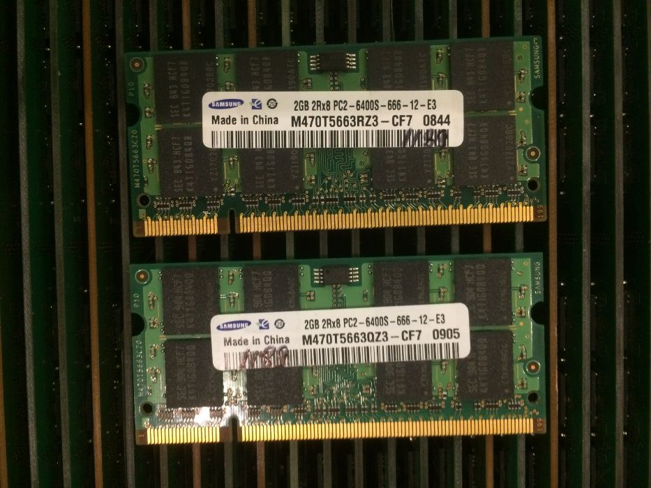 DDR2 2GB SO-DIMM HYNIX, Samsung, Kingston 800 / 667 mHz Intel/AMD