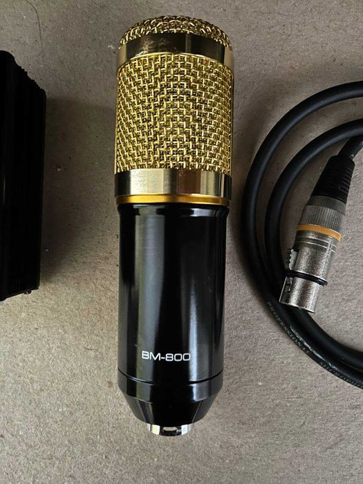 Мікрофон BM-800 + Фантомне живлення 48V