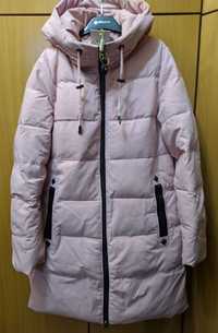 Зимняя женская куртка пальто пуховик р 36 (s)