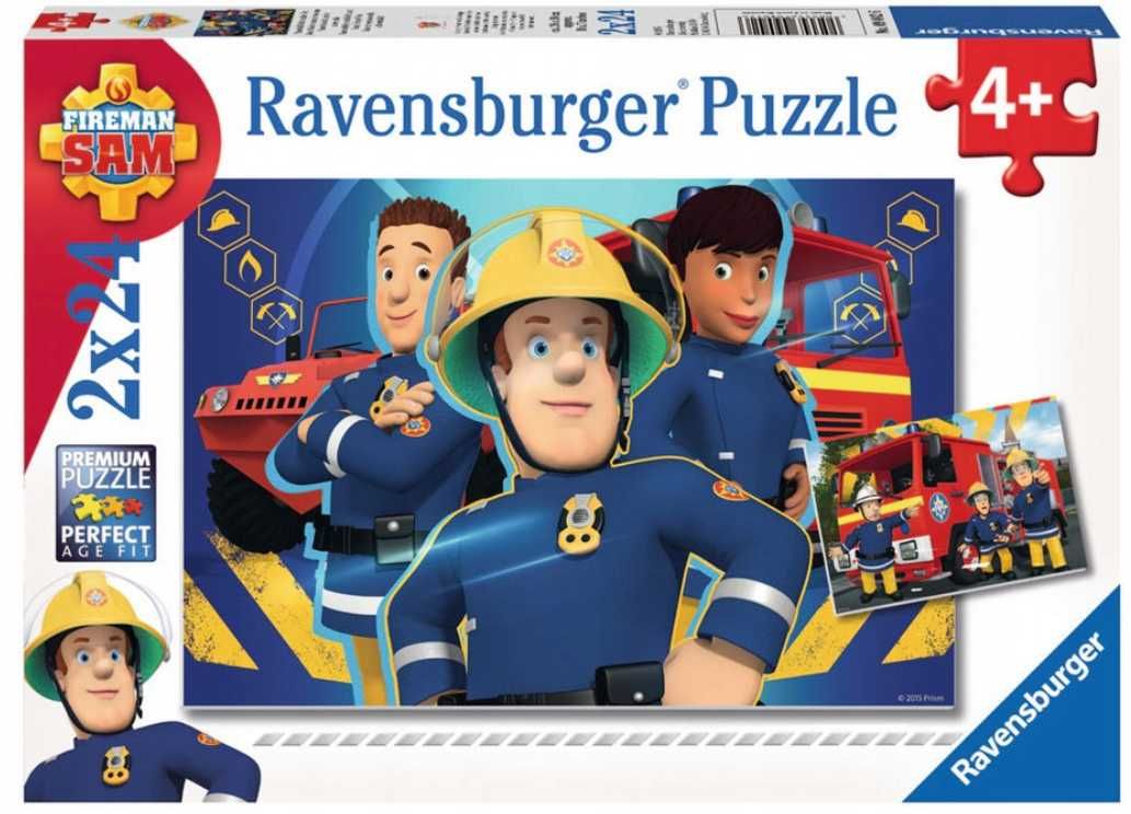 Puzzle Ravensburger Strażak Sam 2 x 24 elementy