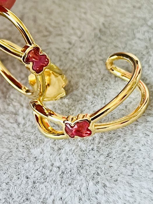 Wyprzedaż Tous color icon nowe kolczyki srebro vermeil