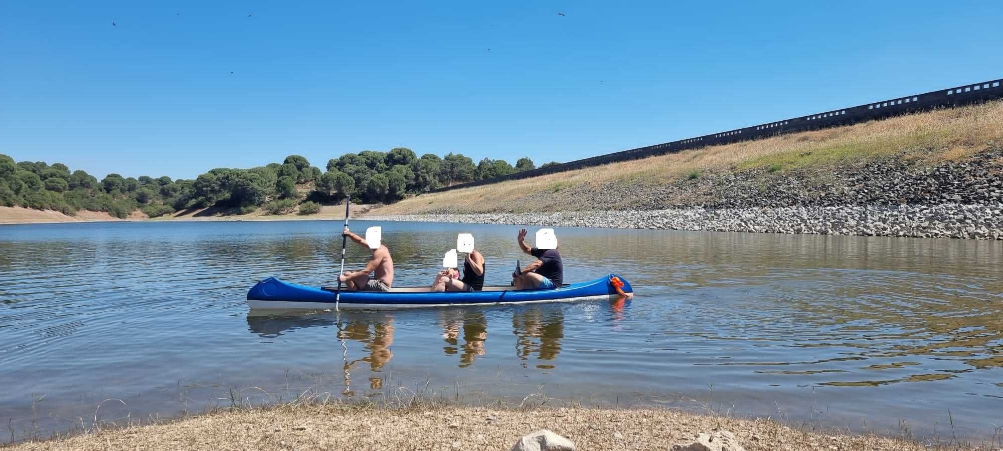 Canoa fibra 3 lugares