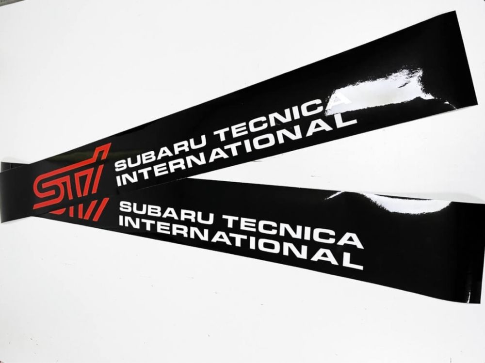 2a pas na szybę Subaru Technica International STI wrx gt