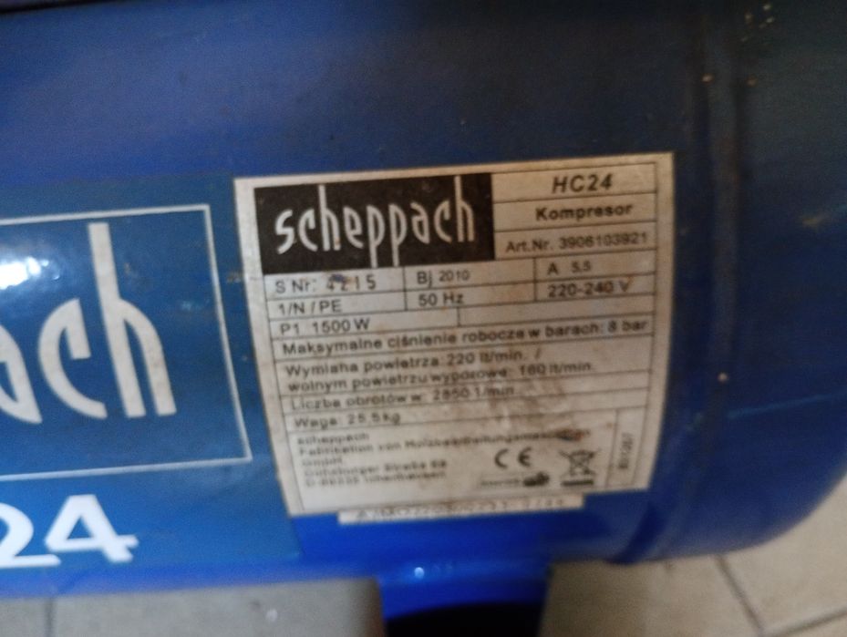 Kompresor Sprężarka 24l na 230V