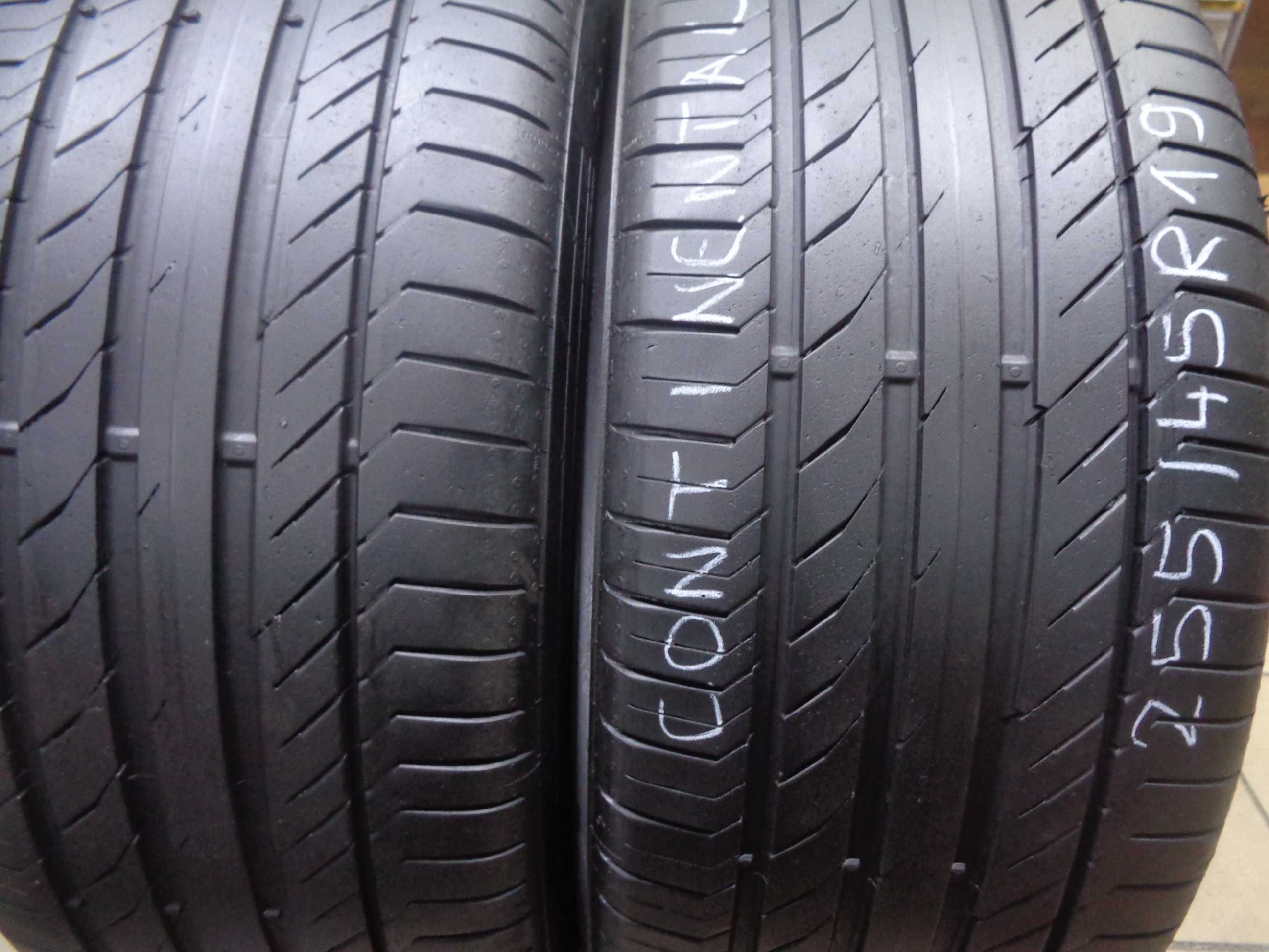 2szt. 255/45R19 Continental ContiSportContact5 , Opony Letnie