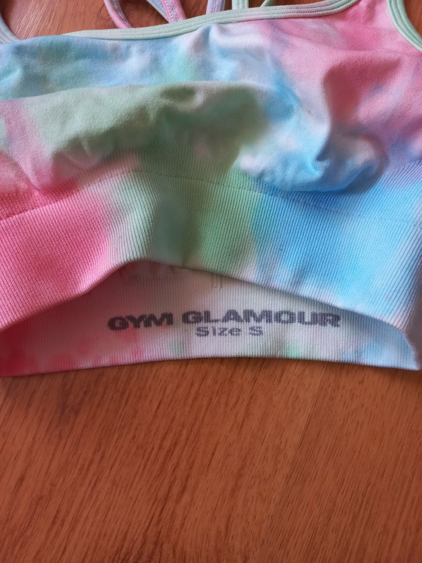 Stanik sportowy gym glamour rozmiar S - na zęby mojej kici