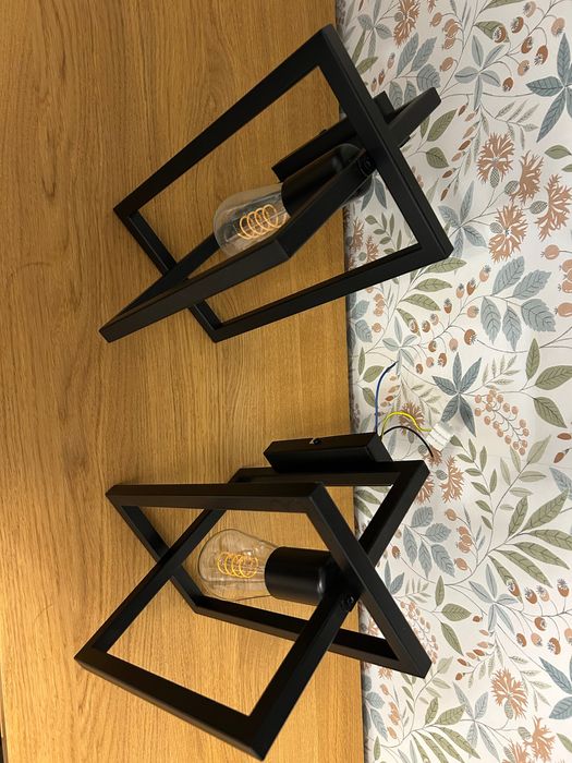 Kinkiet lampa EDEN Sigma czarne LOFT