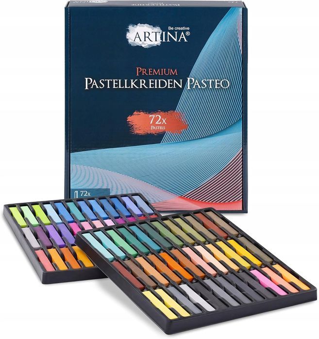 outlet artina store zestaw kredy pastelowej 72 kolory żywe kolory opis
