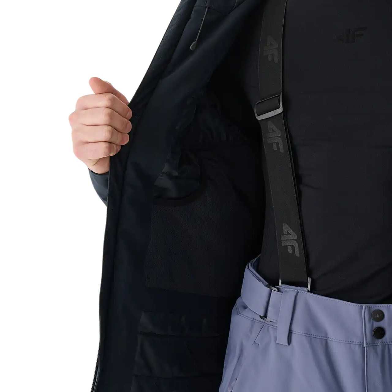 Kurtka męska 4F narciarska ( S, M, L, XXL, 3XL ) czarna