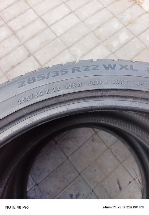 Opony 285/35/22  Continental winter contact TS 860S
