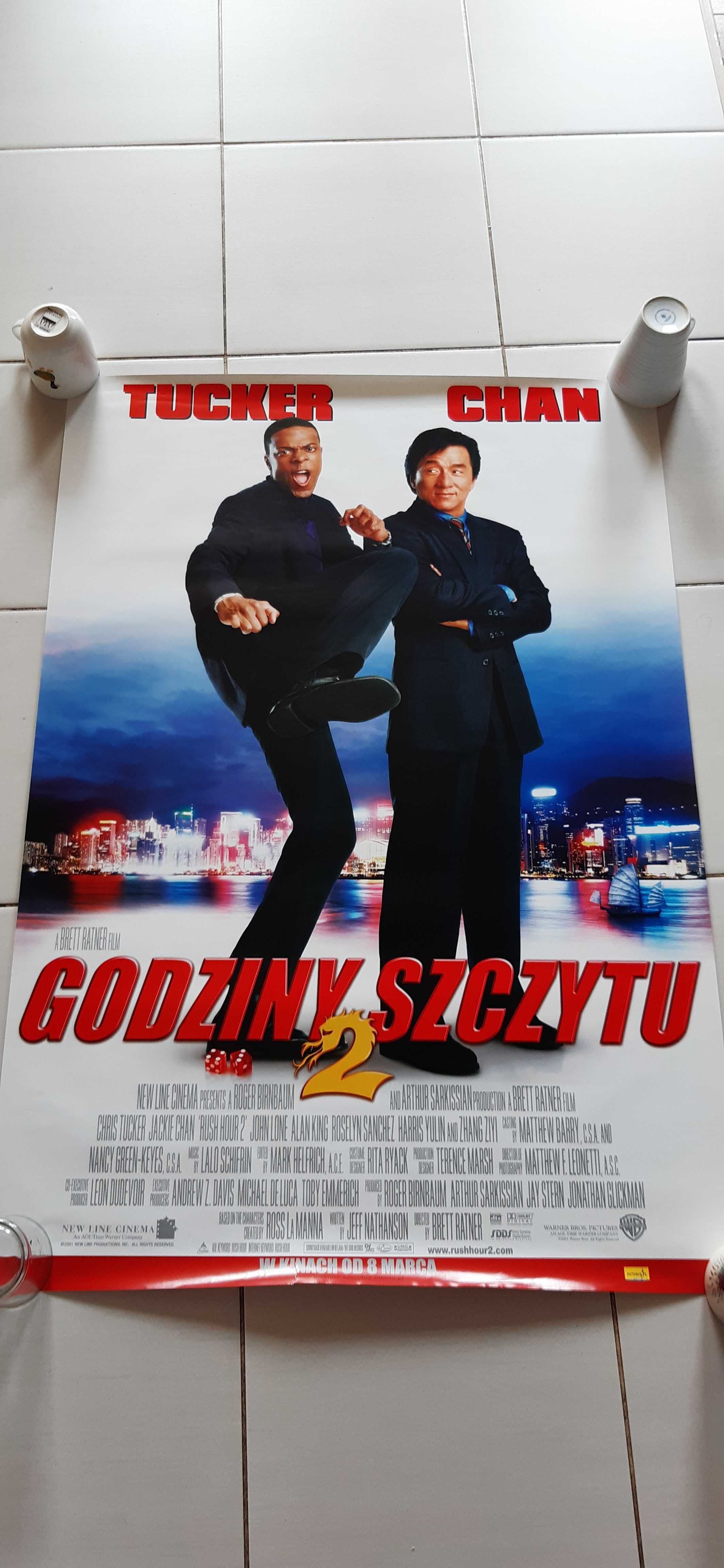 jackie chan plakat filmowy godziny szczytu 2