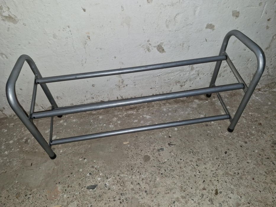 Regulowana metalowa półka na buty stojak na buty regał na buty