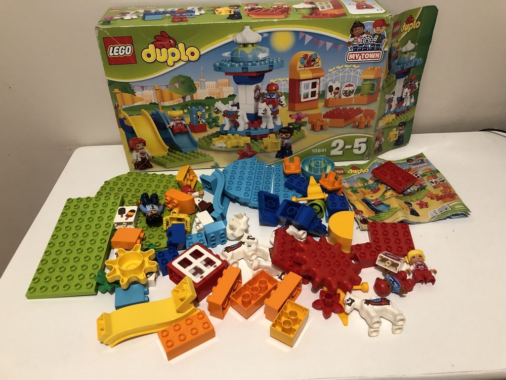 Lego Duplo Wesole Miasteczko kompletne z pudelkiem instrukcja 10841