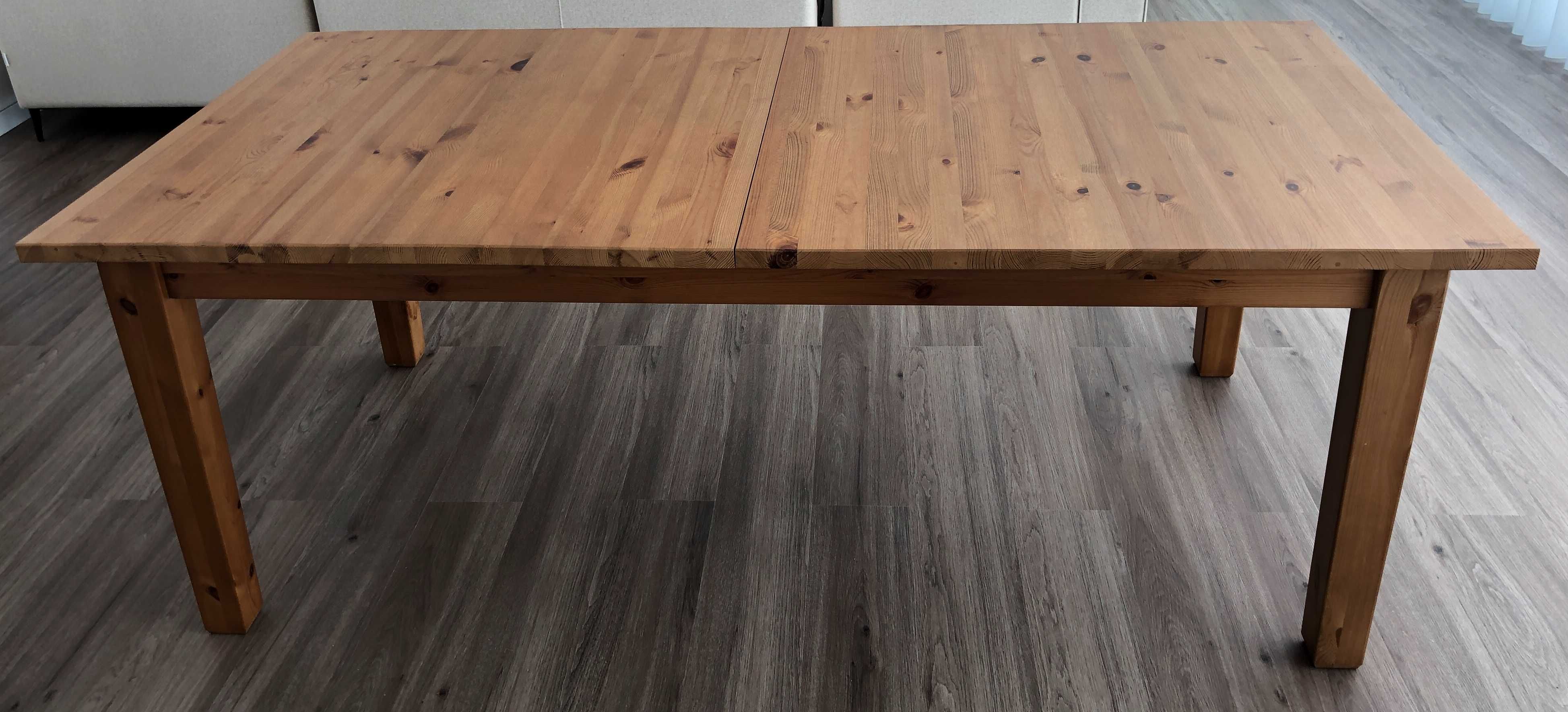 Mesa Extensível Pinho Maciço 201/247/293x105