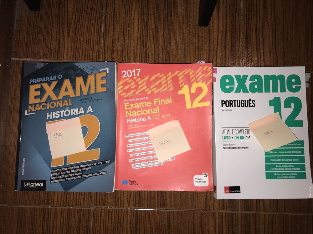 Livros preparação para exame