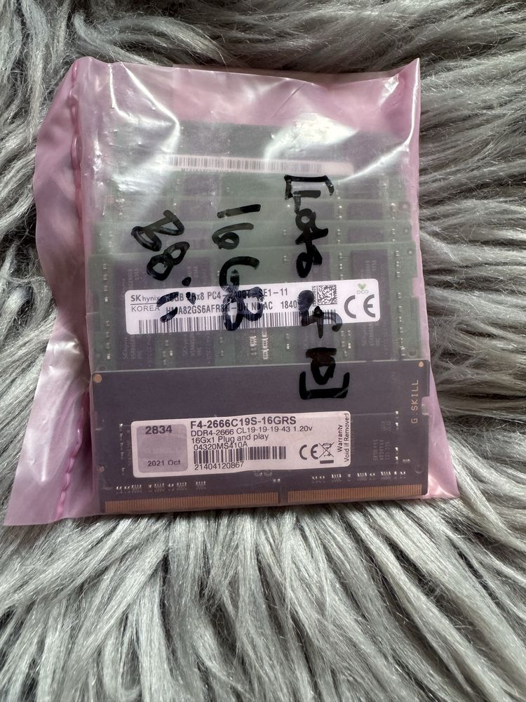 Оперативна пам’ять БУ G.Skill RipJaws SO-DIMM Series 16GB та інші