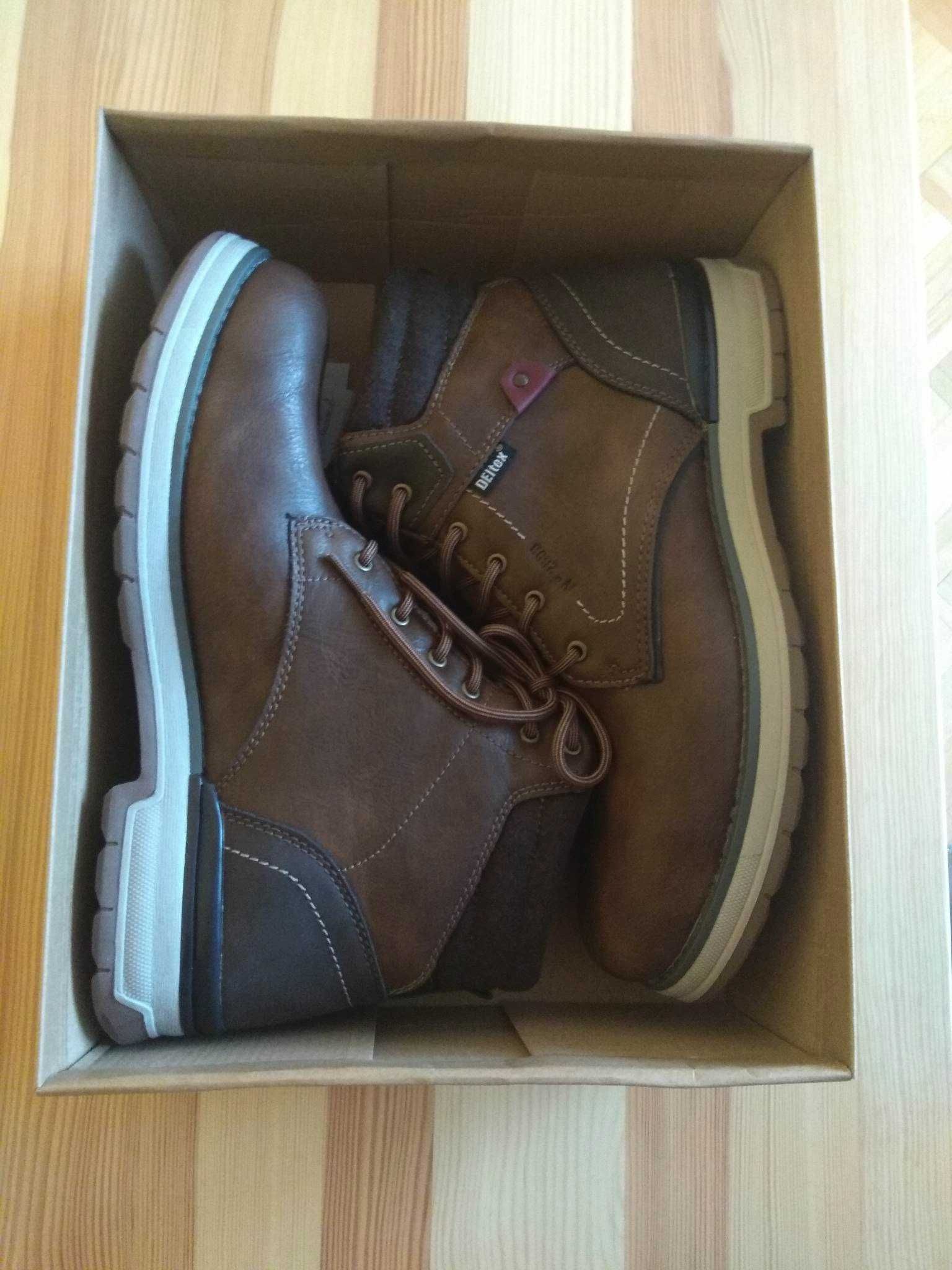 zimowe buty trapery męskie-45
