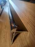 Listwa schodowa effector do LVT, płytek, wykładzin c29 czarna, 90 cm