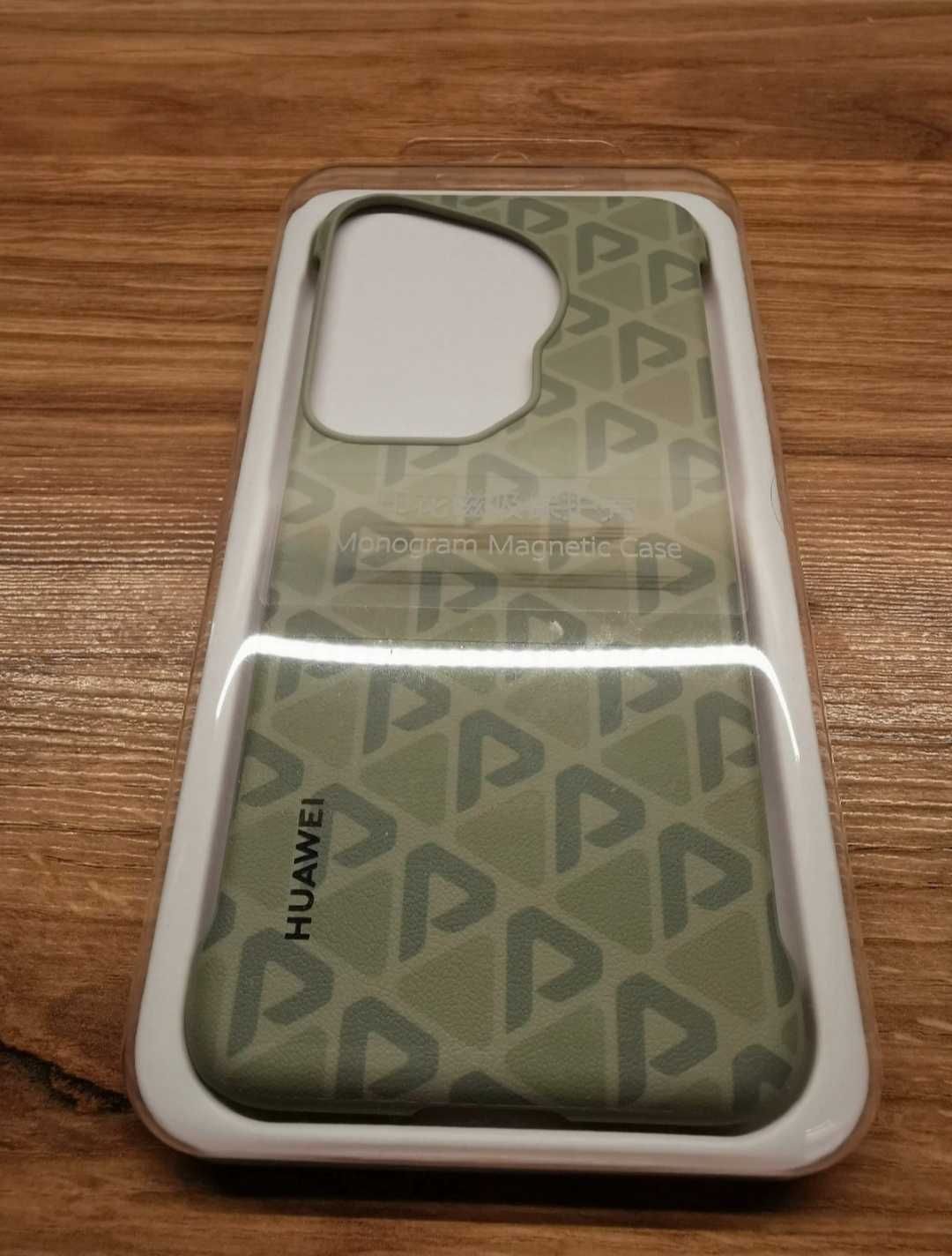 Zielone etui magnetyczne case plecki Huawei Pura 70 Ultra zielony mono