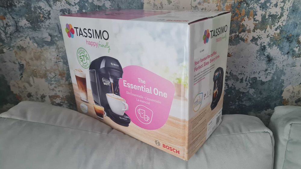 Ekspres kapsułkowy TASSIMO HAPPY friendly TAS102E NOWY, NIEUŻYWANY