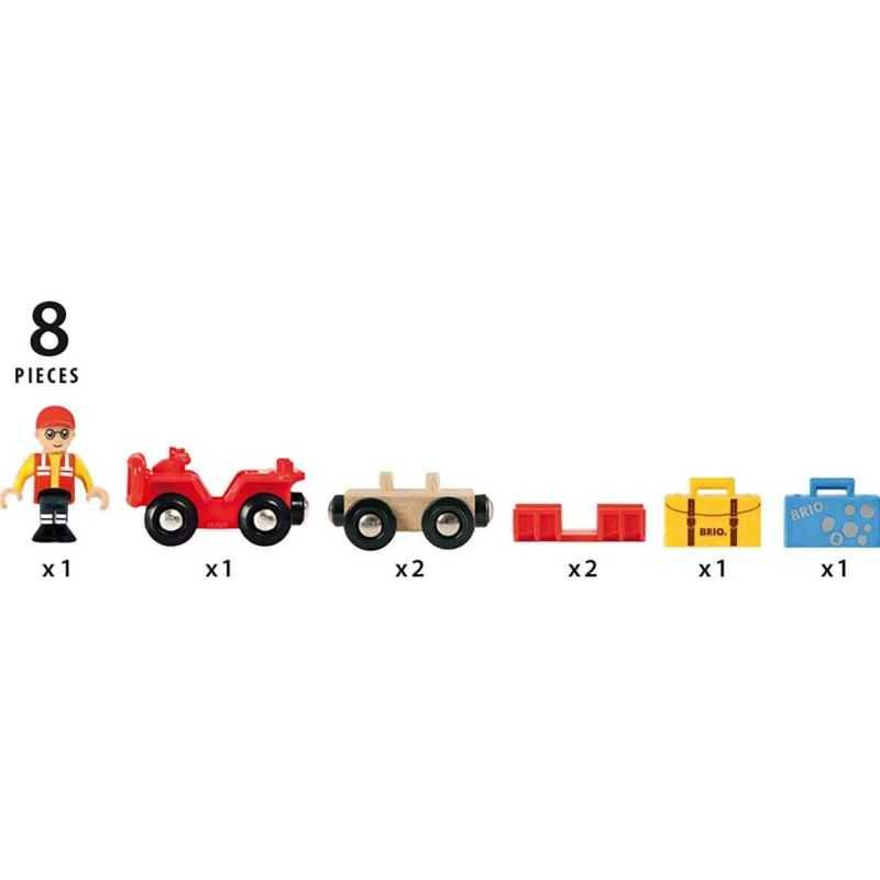 BRIO 33893 Wózek z bagażami - Lotnisko-babyland lodz