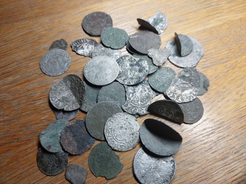 Srebrne monety zestaw