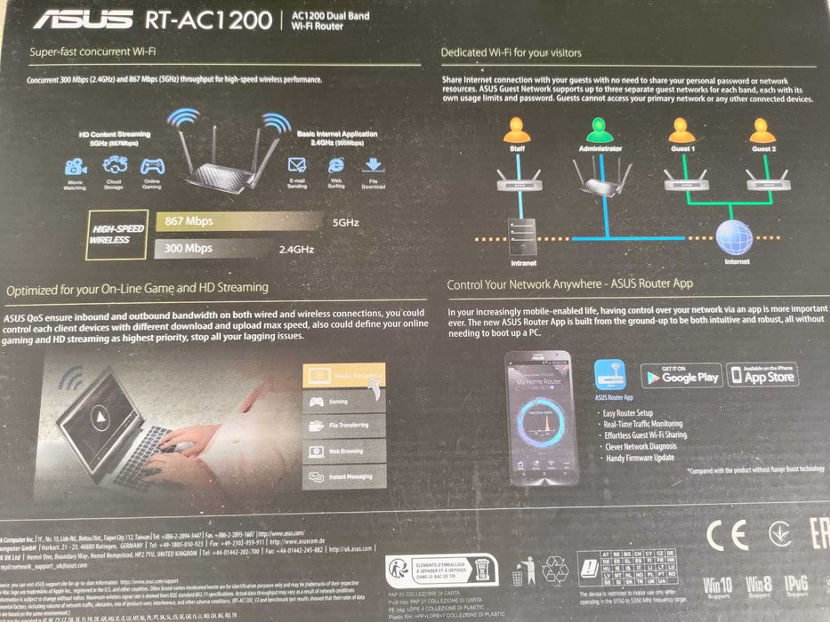 Роутер Asus RT-AC 1200