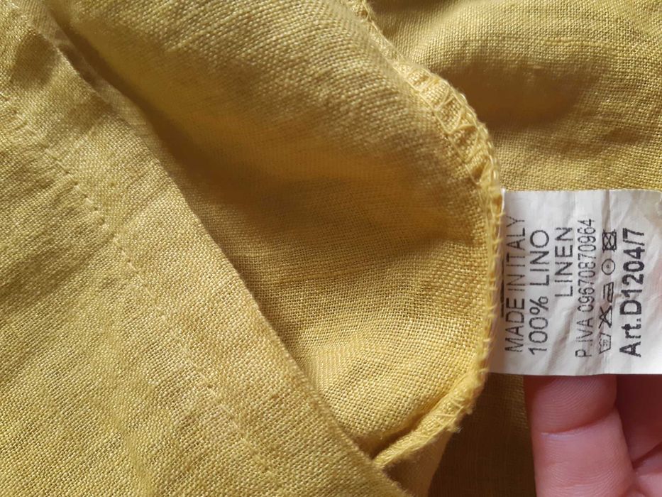 Уникальная блуза лен принт лица большого размера италия new collection