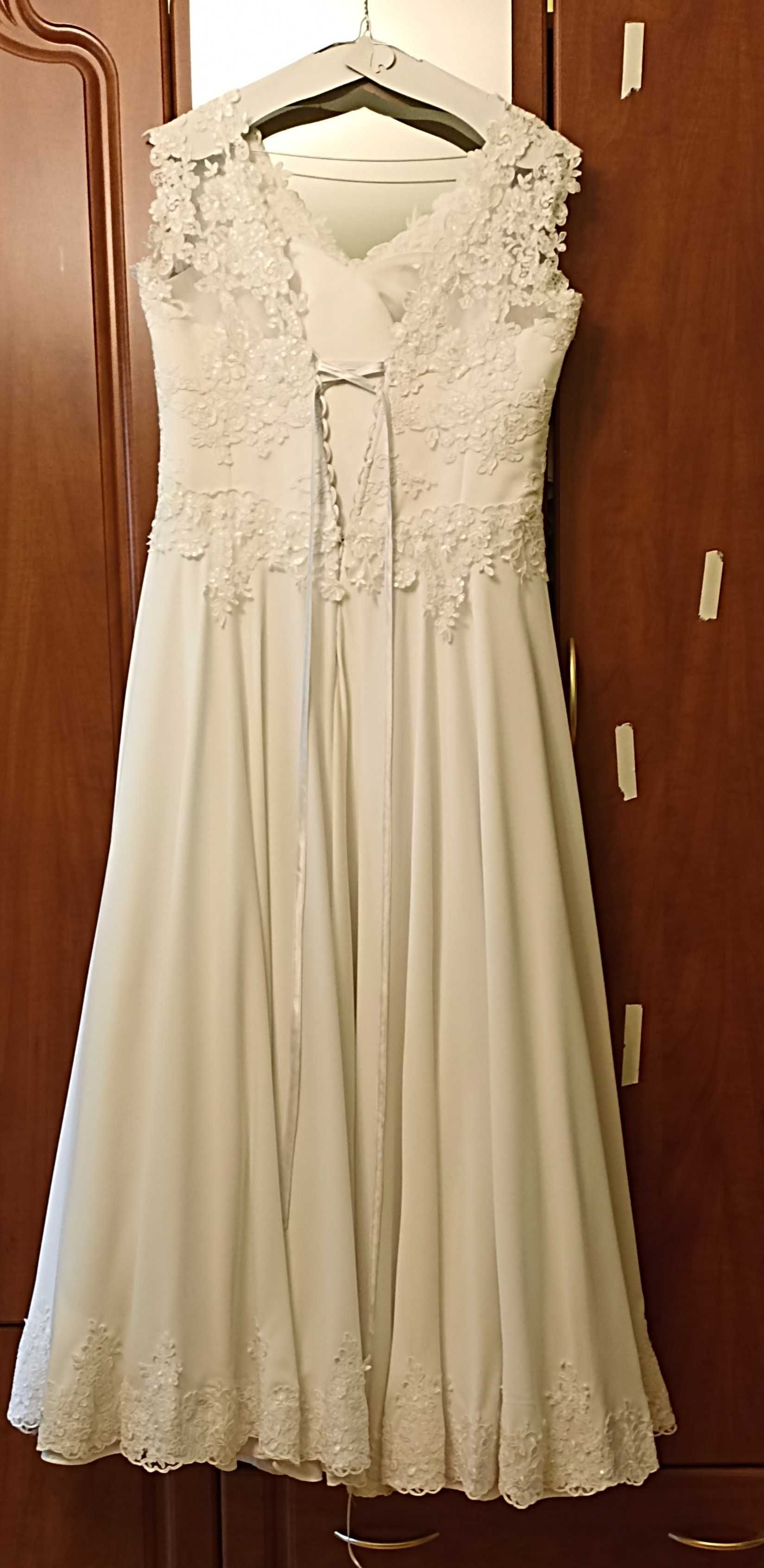 Wyjątkowa suknia ślubna rozmiar około 38/42