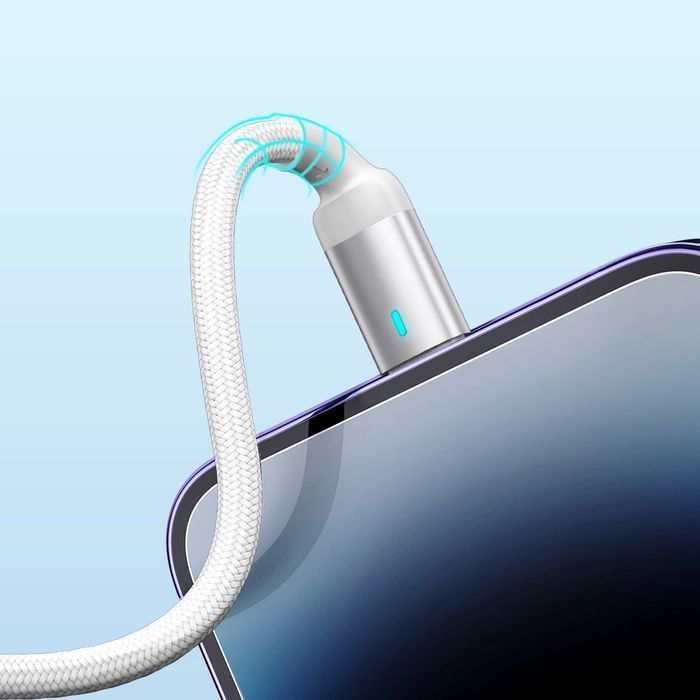 Joyroom kabel USB - Lightning 2.4A A10 Series 1,2m biały
