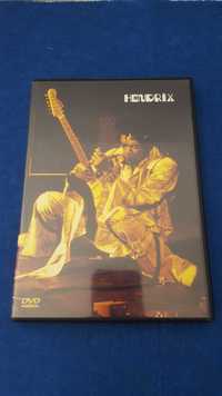 Conjunto de dois dvds Jimi Hendrix Live in Woodstock e Band of Gipsys