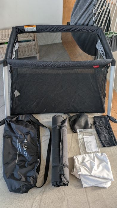 Łóżeczko turystyczne Phil&Teds Traveller + oryginalna moskitiera