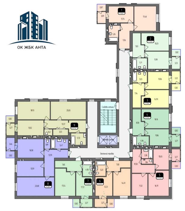 2к, Дубово, ЖК Анта, будується здача 2026р