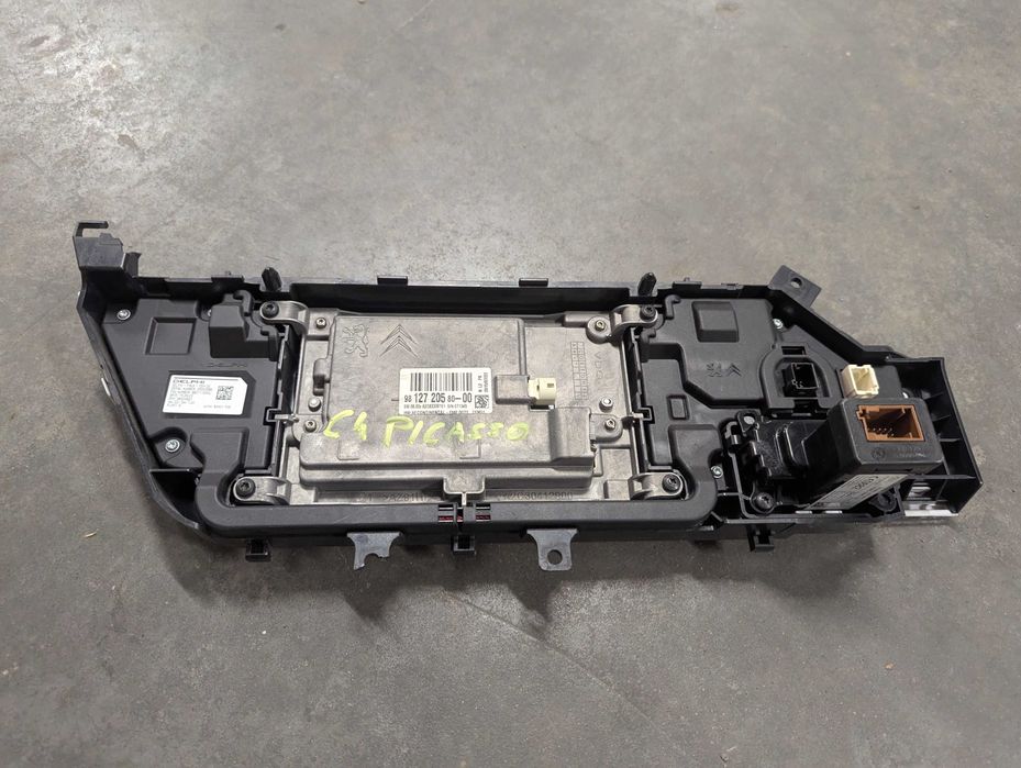 Citroen C4 Picasso II – panel sterowania klimatyzacją + ekran nawigacj