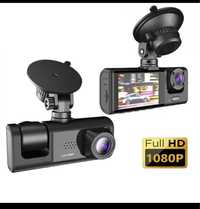 Видеорегистратор ИК-подсветкой и 3"IPS камерой1080P 3 камеры