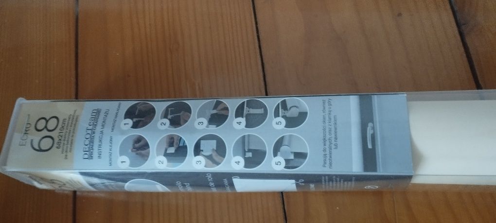 Roleta mini 68 x 210 beżowa waniliowa jasna