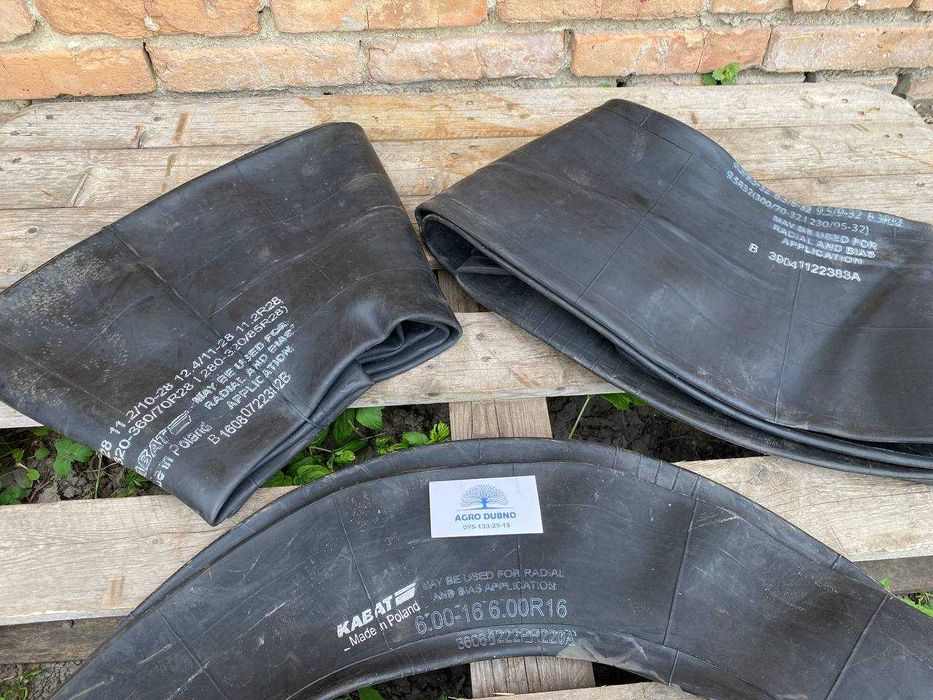 камера трактора т-25,(11.2-28,12.4-28,6.00-16,6.50-16) шини Польща