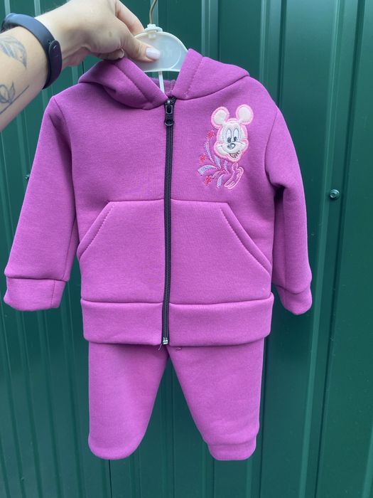 Теплий костюм для дівчинки