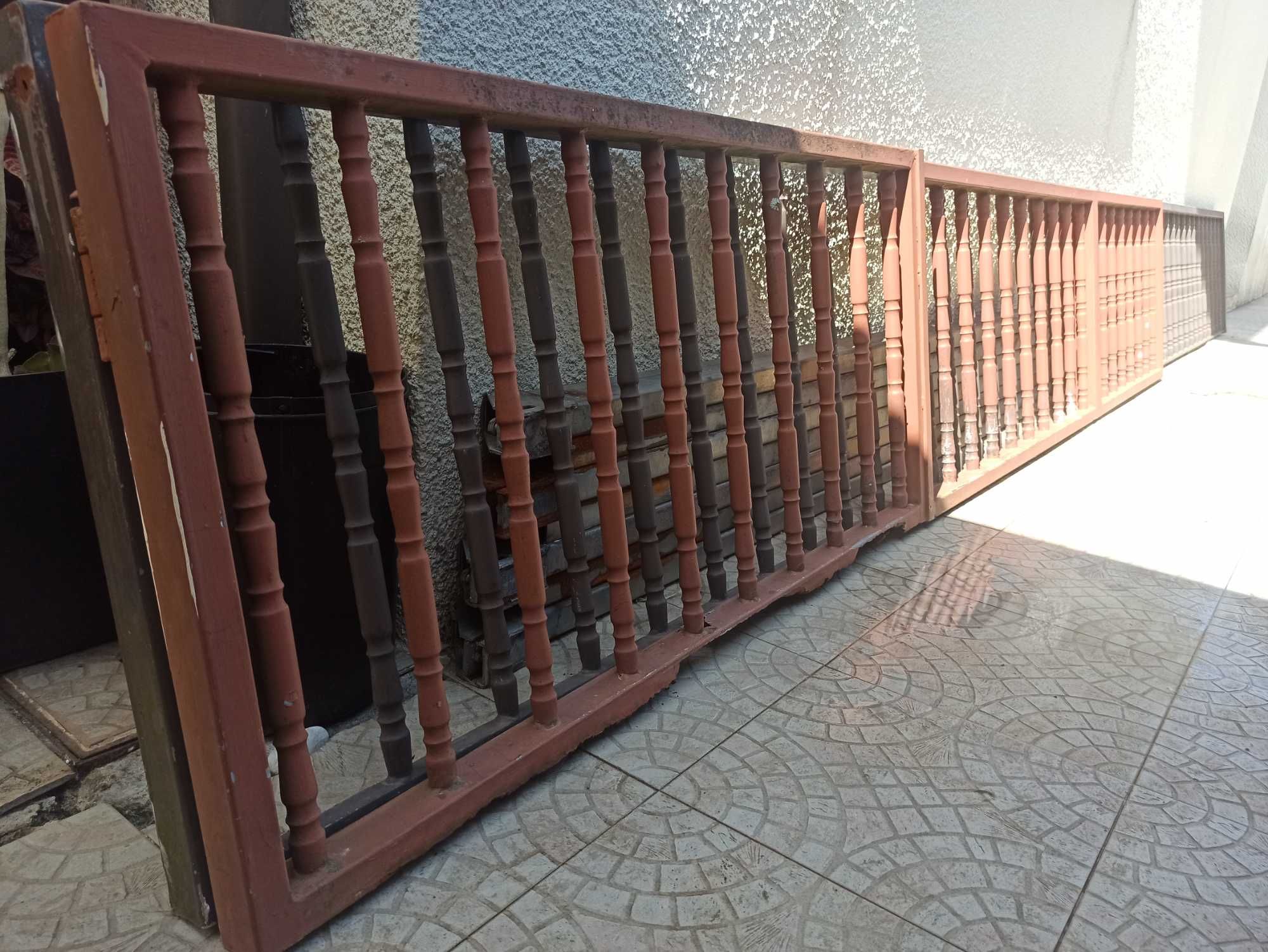 Conjunto de 4 Grades de ferro
