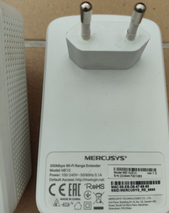 Repetidor WiFi Hotspot Amplificador Mercusys