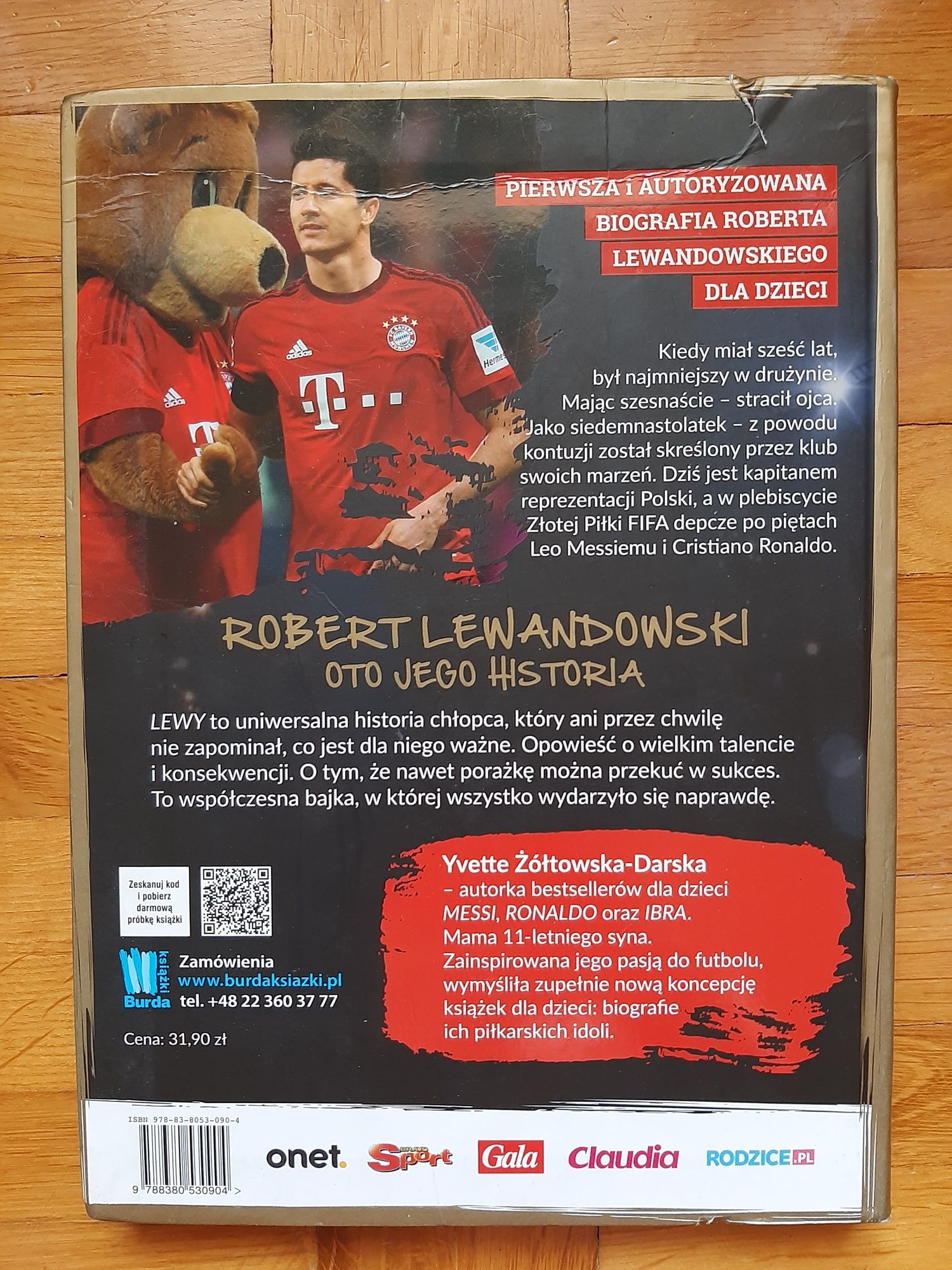 # super herosi Lewy książka Robert Lewandowski