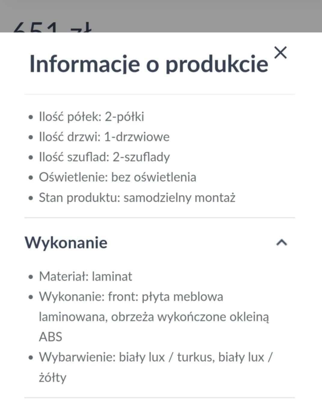 Szafka RTV Mobi. Stan bardzo dobry. Nowa w sklepie 634zł