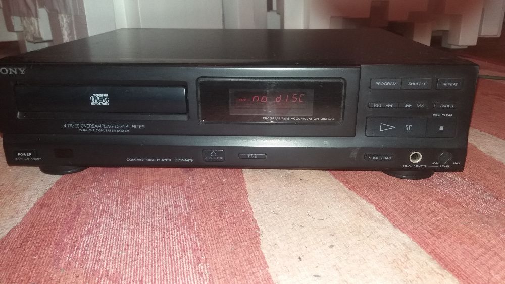 Sherwood cd Player cdc-5030r - 5 cds + sony cdp-m19